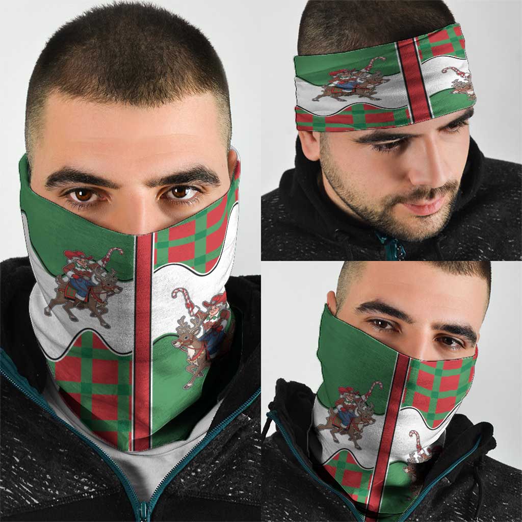 Western Yoke Neck Gaiter Mrs Claus Cowgirl Style DT05