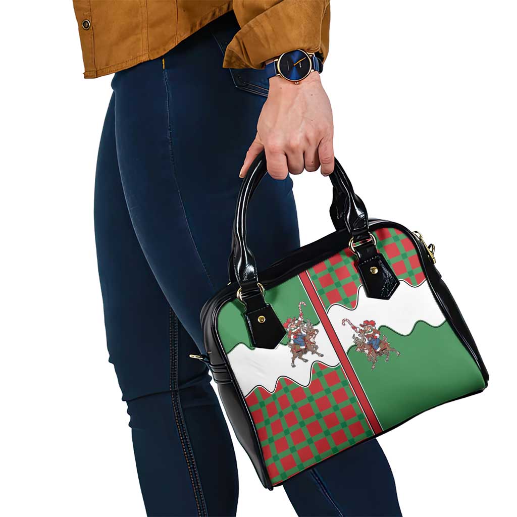 Western Yoke Shoulder Handbag Mrs Claus Cowgirl Style DT05