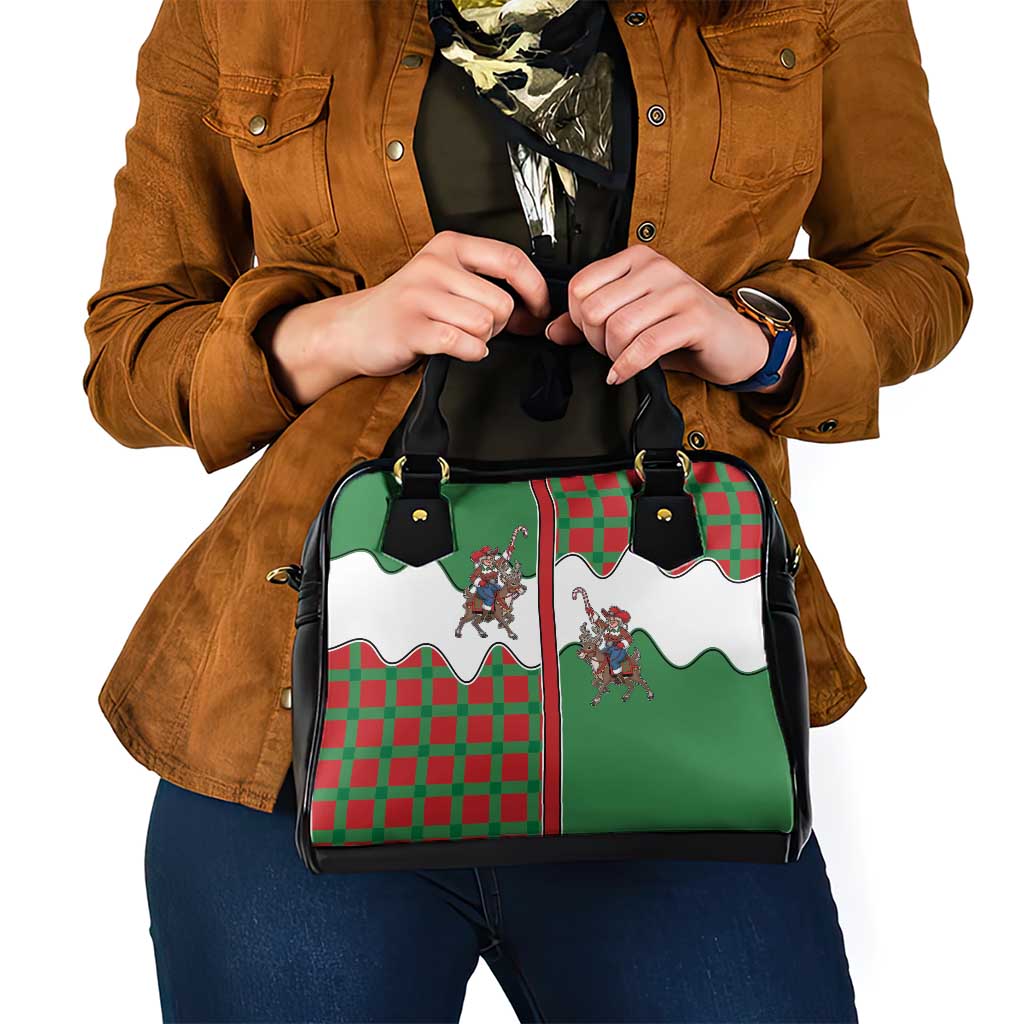 Western Yoke Shoulder Handbag Mrs Claus Cowgirl Style DT05