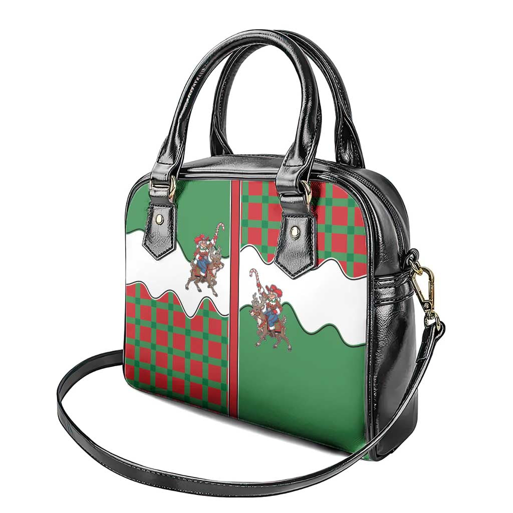 Western Yoke Shoulder Handbag Mrs Claus Cowgirl Style DT05