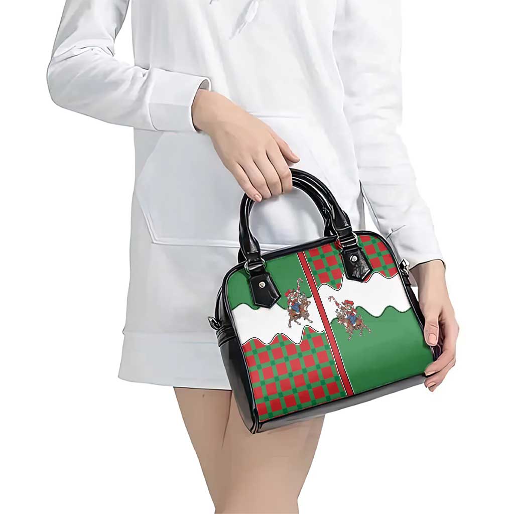 Western Yoke Shoulder Handbag Mrs Claus Cowgirl Style DT05