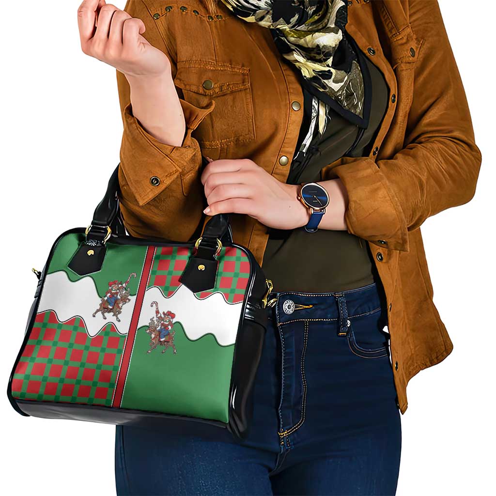 Western Yoke Shoulder Handbag Mrs Claus Cowgirl Style DT05