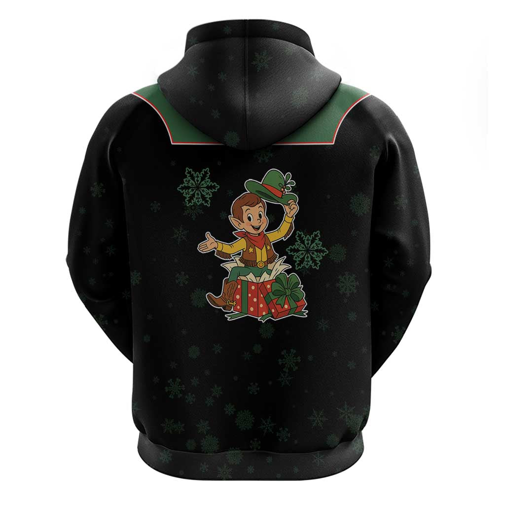 Western Yoke Hoodie Elves Cowboy Style DT05