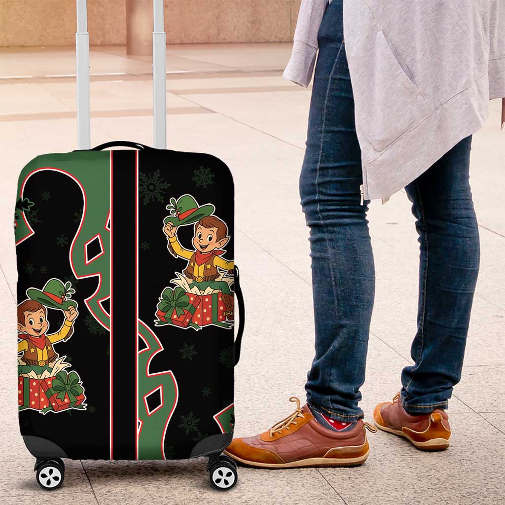 Western Yoke Luggage Cover Elves Cowboy Style DT05