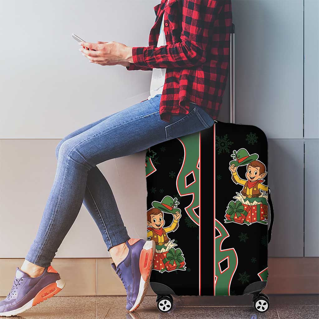 Western Yoke Luggage Cover Elves Cowboy Style DT05