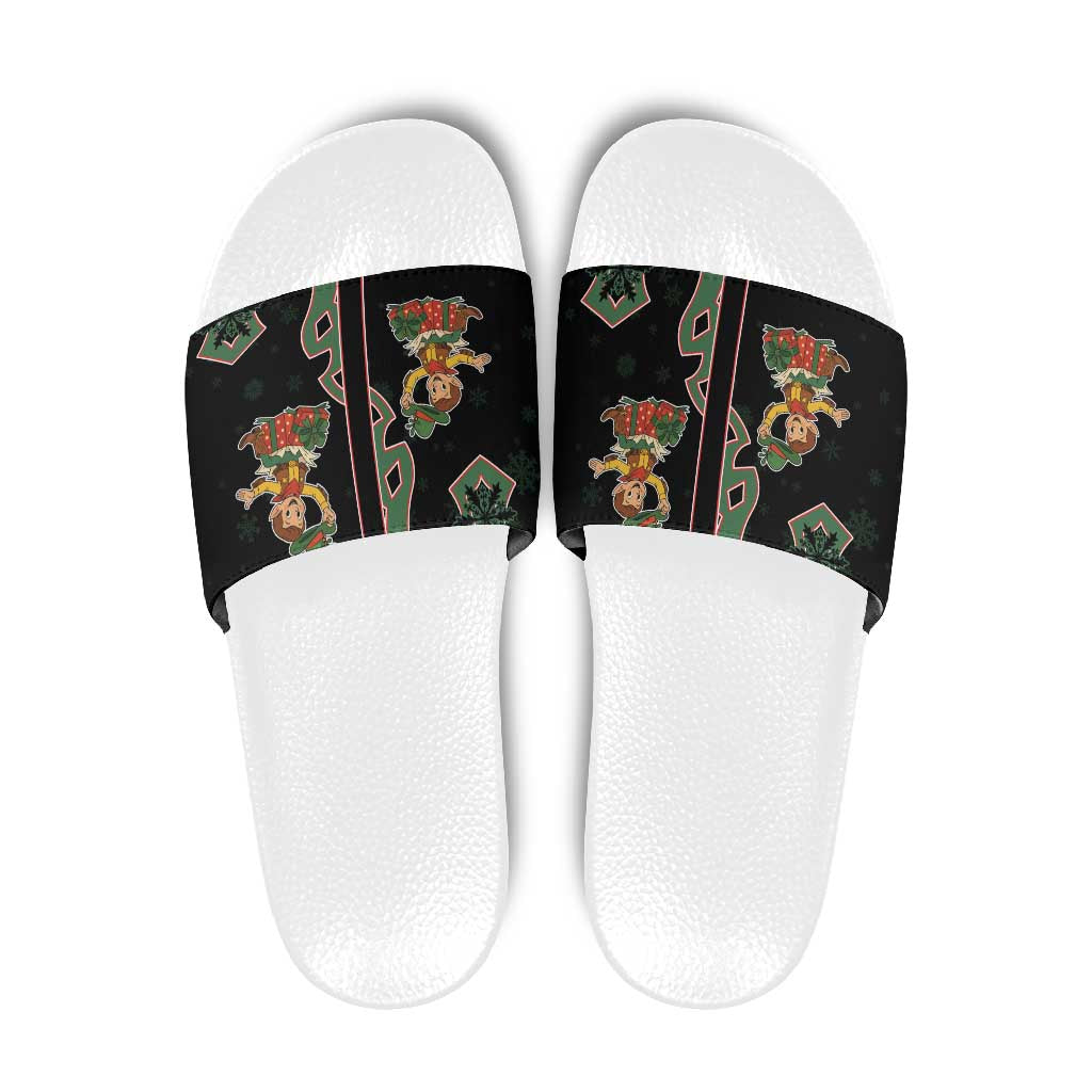 Western Yoke Slide Sandals Elves Cowboy Style DT05