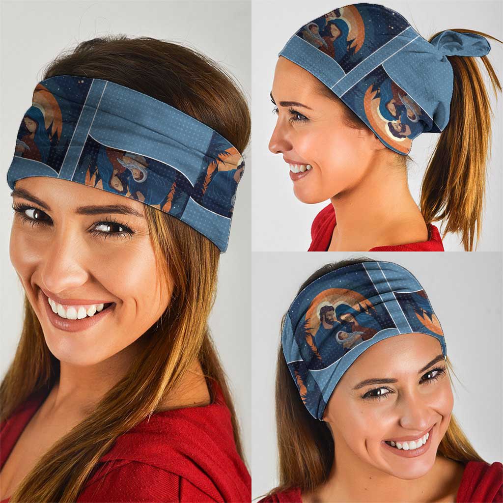 Western Yoke Neck Gaiter Holy Family Christmas Cowboy Style DT05