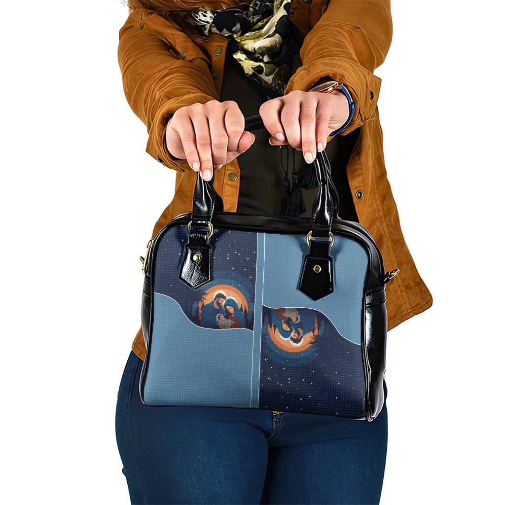 Western Yoke Shoulder Handbag Holy Family Christmas Cowboy Style DT05