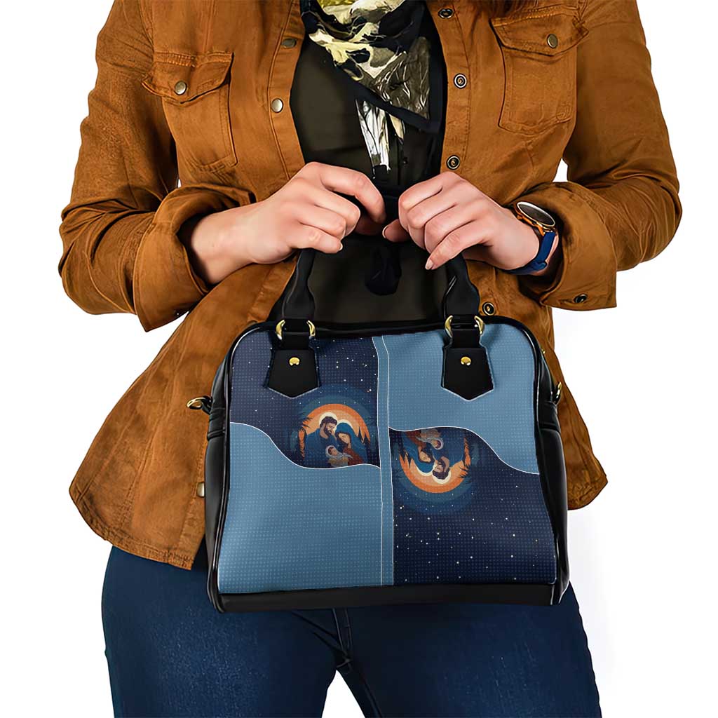 Western Yoke Shoulder Handbag Holy Family Christmas Cowboy Style DT05