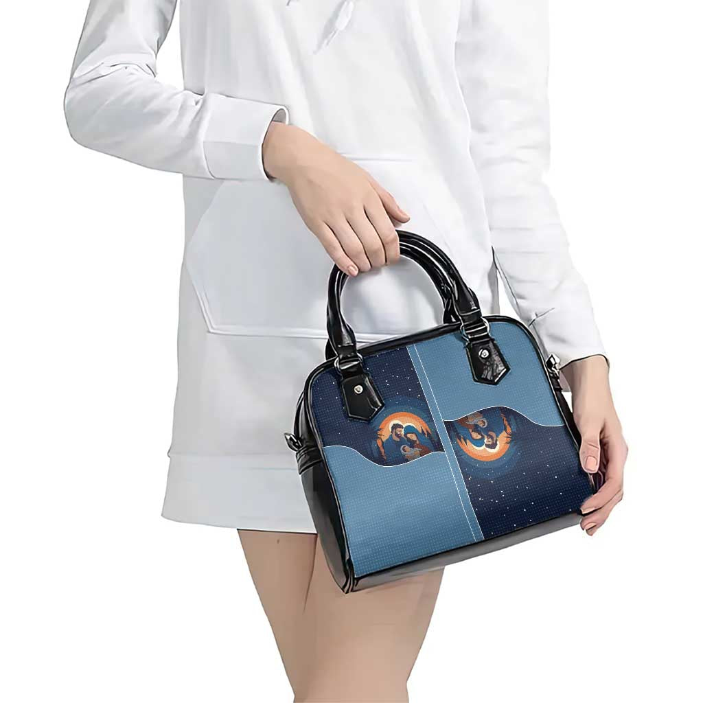Western Yoke Shoulder Handbag Holy Family Christmas Cowboy Style DT05