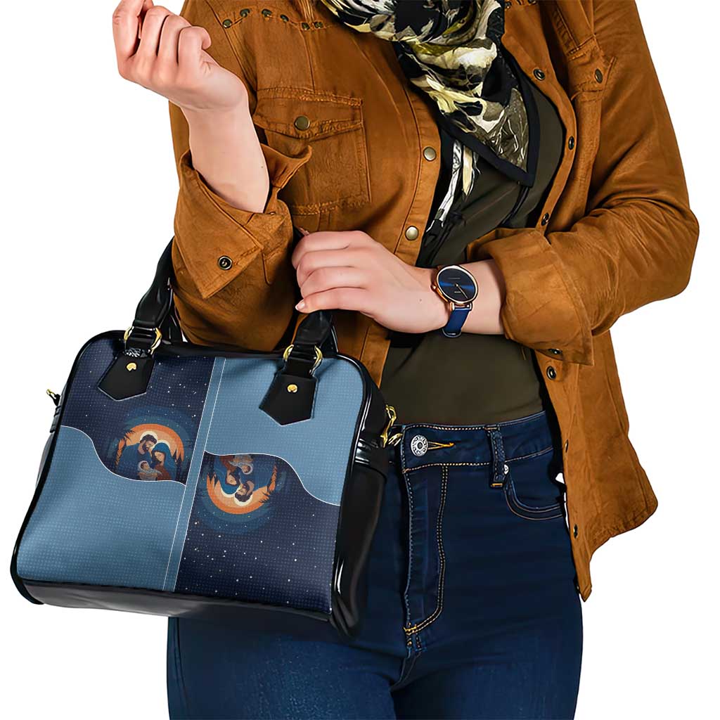 Western Yoke Shoulder Handbag Holy Family Christmas Cowboy Style DT05
