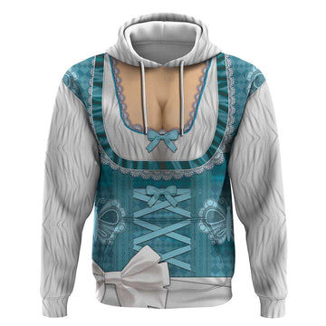 Oktoberfest Hoodie Dirndl Retro Style DT05