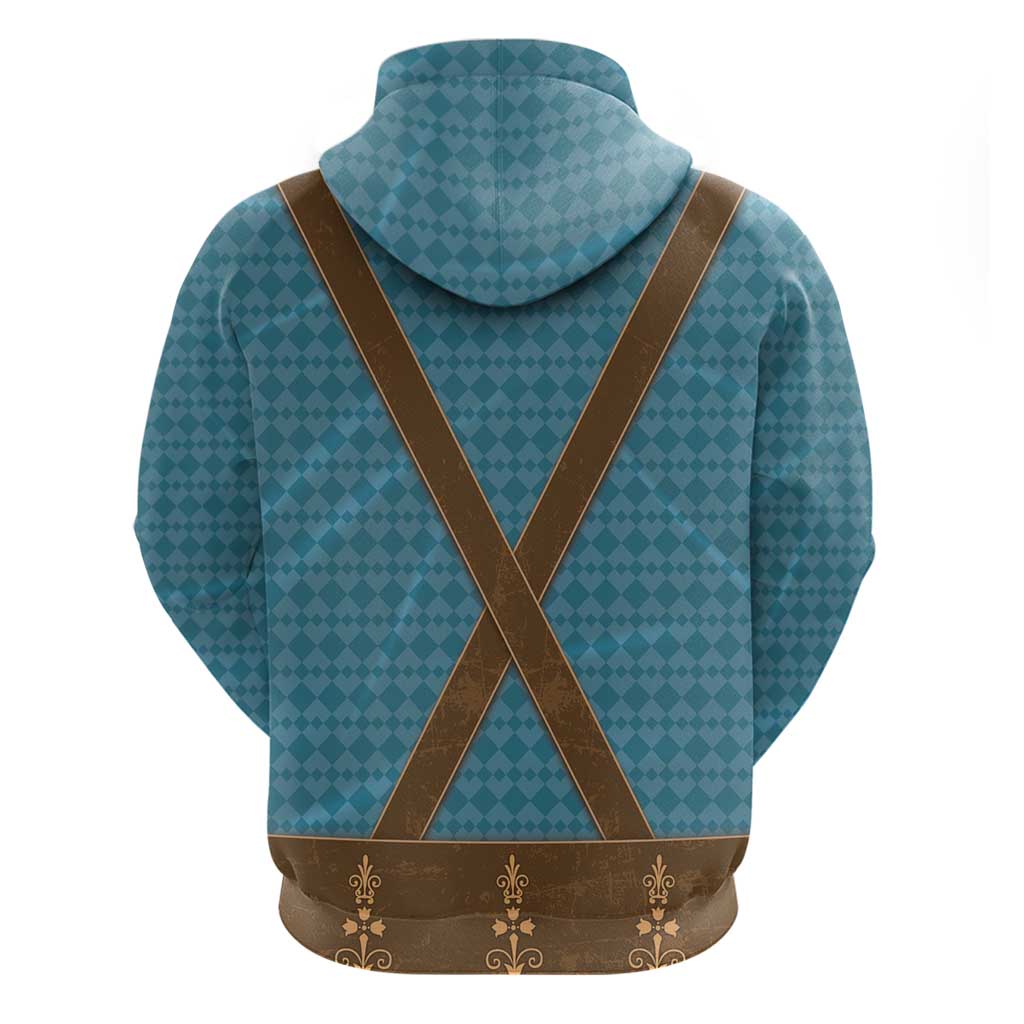 Oktoberfest Hoodie Lederhosen Retro Style DT05