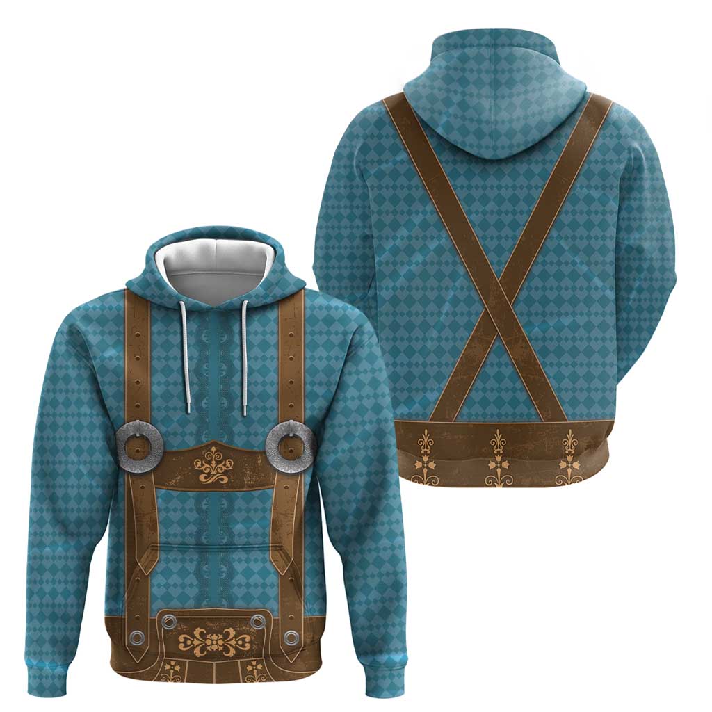 Oktoberfest Hoodie Lederhosen Retro Style DT05
