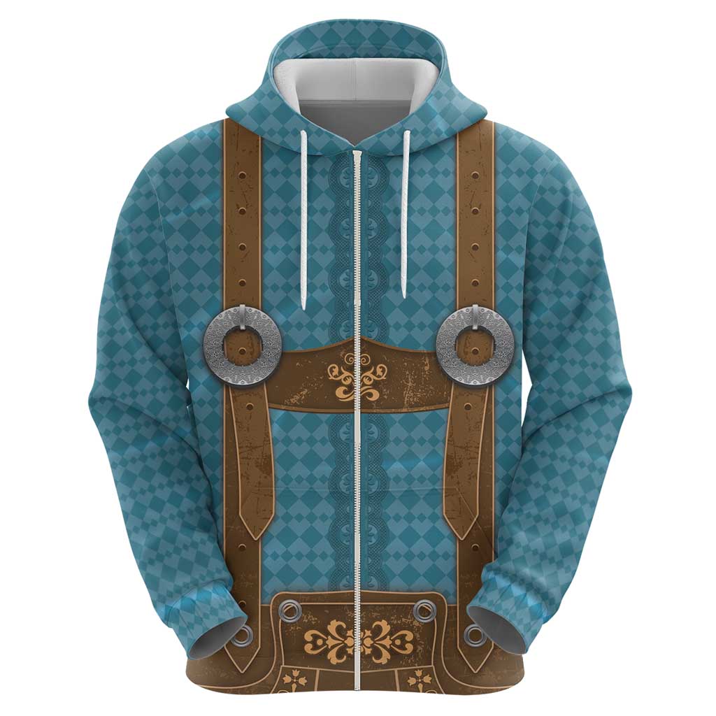 Oktoberfest Hoodie Lederhosen Retro Style DT05