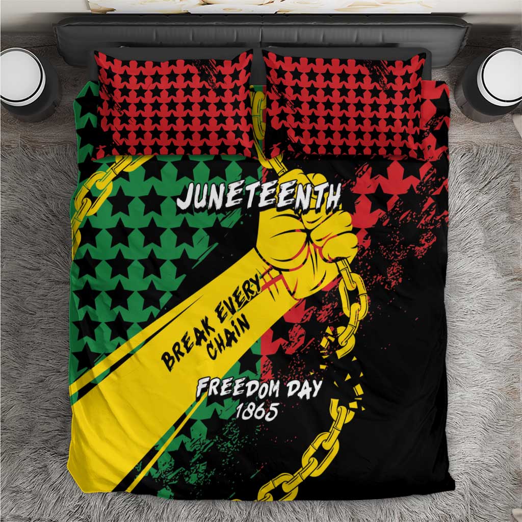 Juneteenth 1865 Bedding Set Break Every Chain DT05