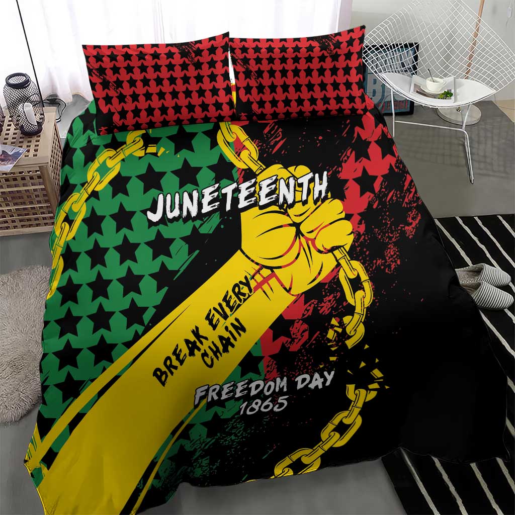 Juneteenth 1865 Bedding Set Break Every Chain DT05