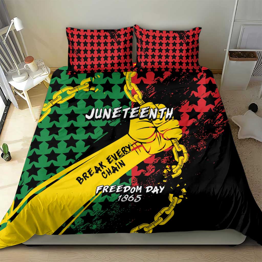 Juneteenth 1865 Bedding Set Break Every Chain DT05