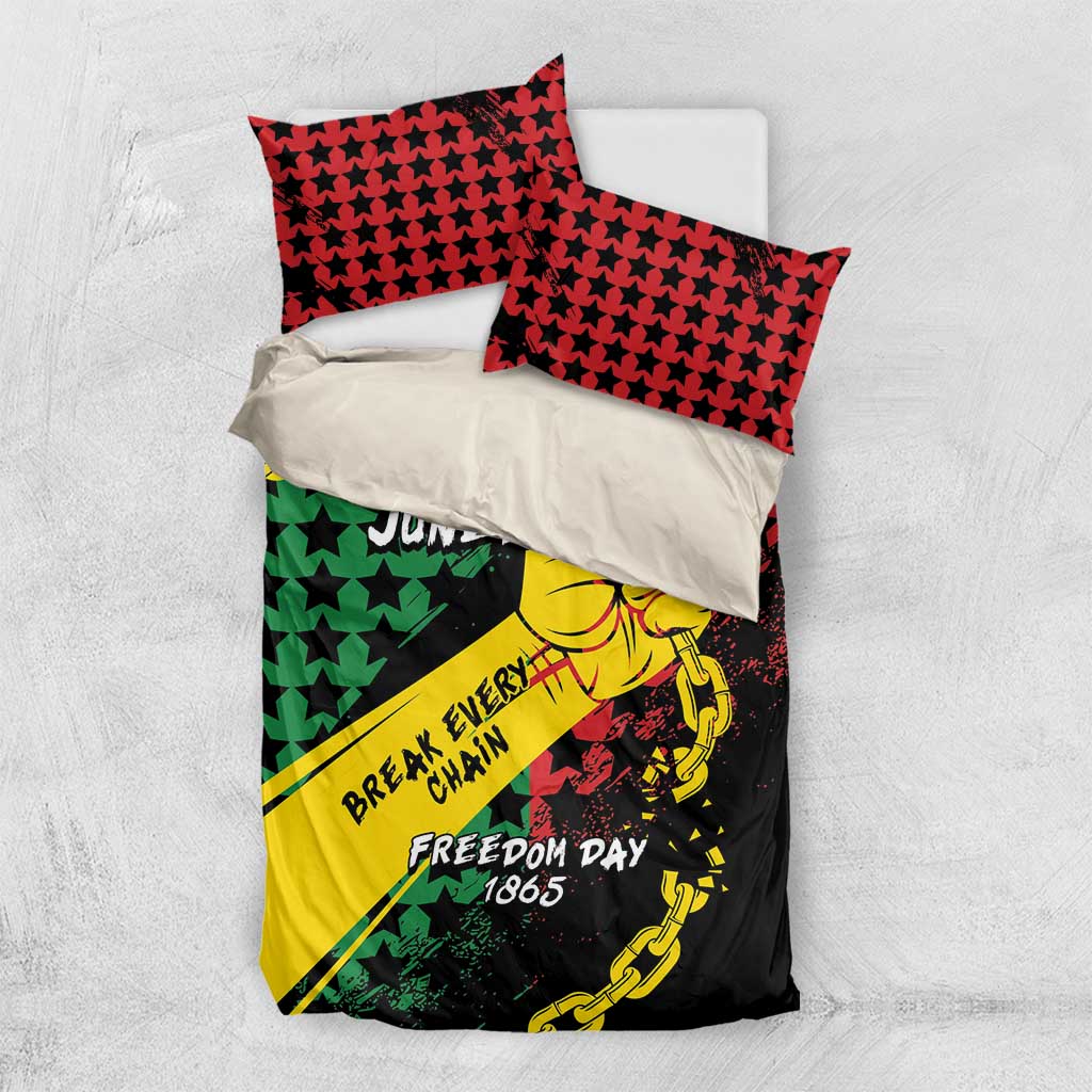 Juneteenth 1865 Bedding Set Break Every Chain DT05