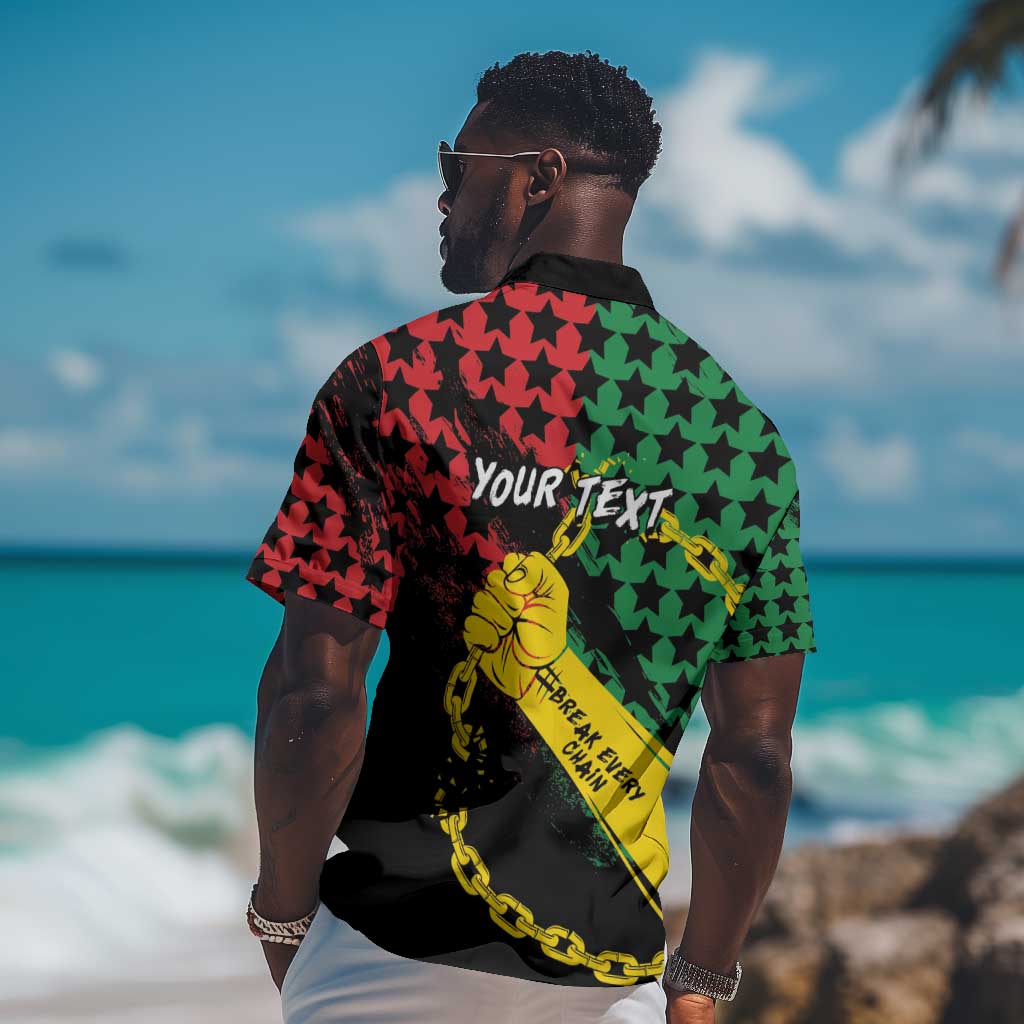 Personalized Juneteenth 1865 Hawaiian Shirt Break Every Chain DT05