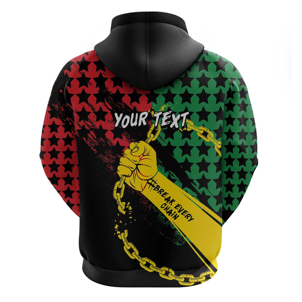 Personalized Juneteenth 1865 Hoodie Break Every Chain DT05