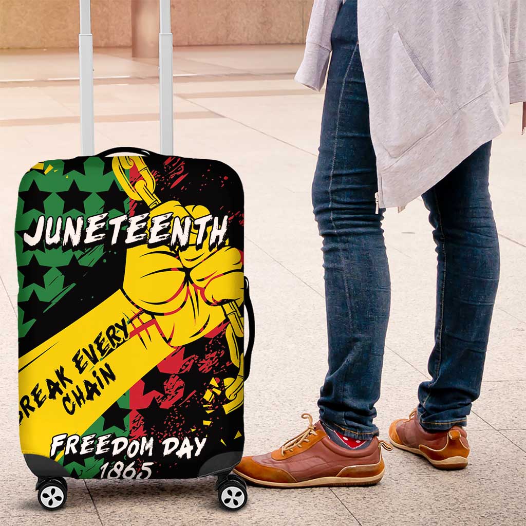 Juneteenth 1865 Luggage Cover Break Every Chain DT05