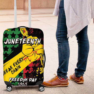 Juneteenth 1865 Luggage Cover Break Every Chain DT05