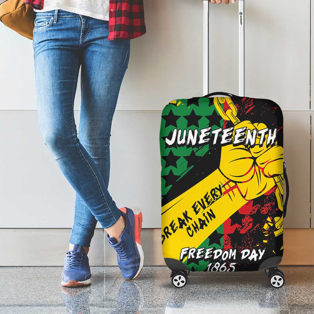 Juneteenth 1865 Luggage Cover Break Every Chain DT05