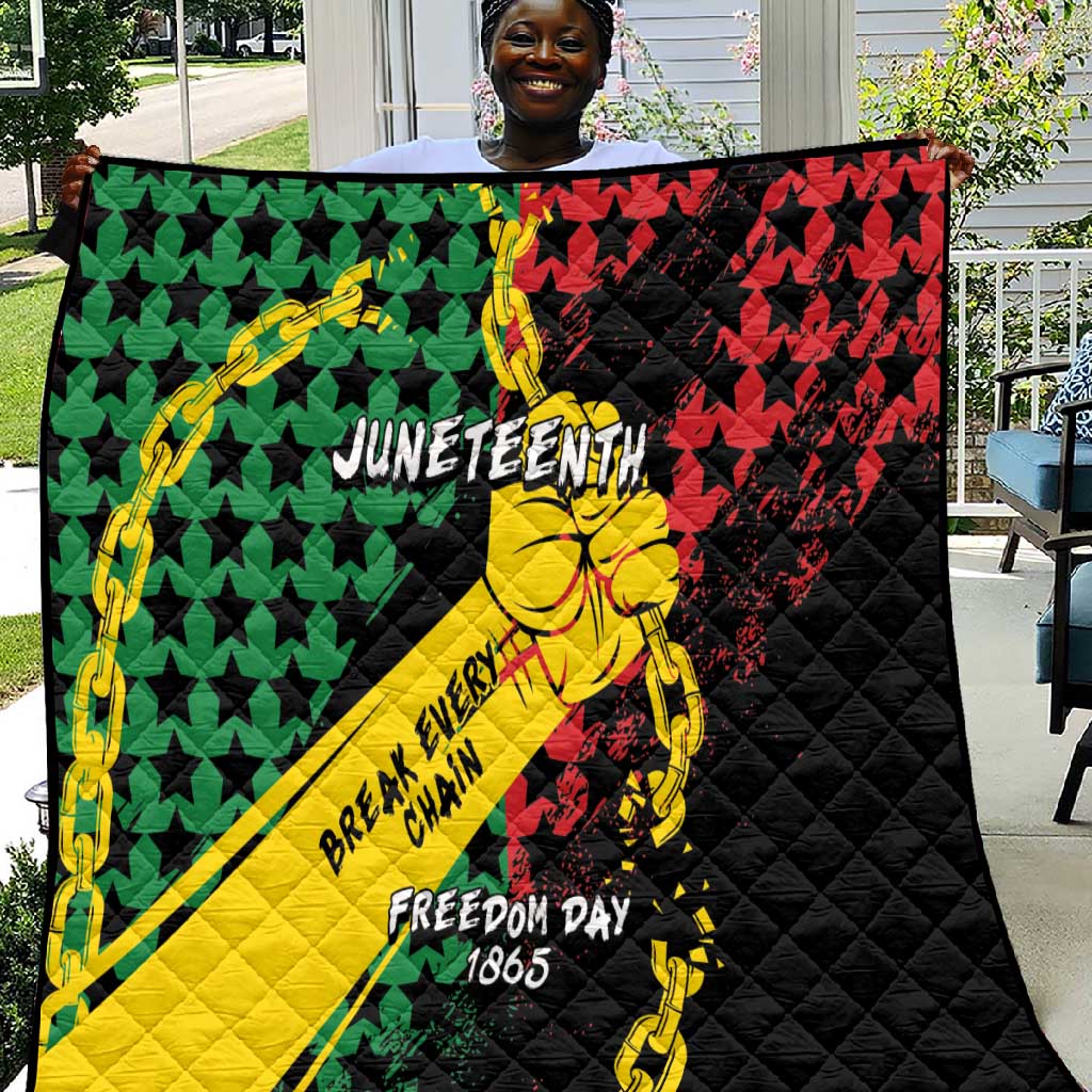Juneteenth 1865 Quilt Break Every Chain DT05