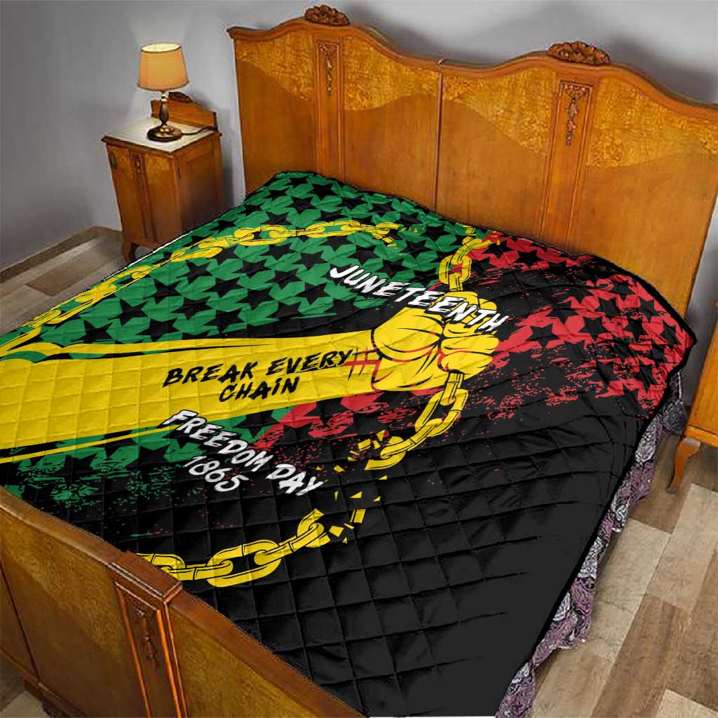 Juneteenth 1865 Quilt Break Every Chain DT05