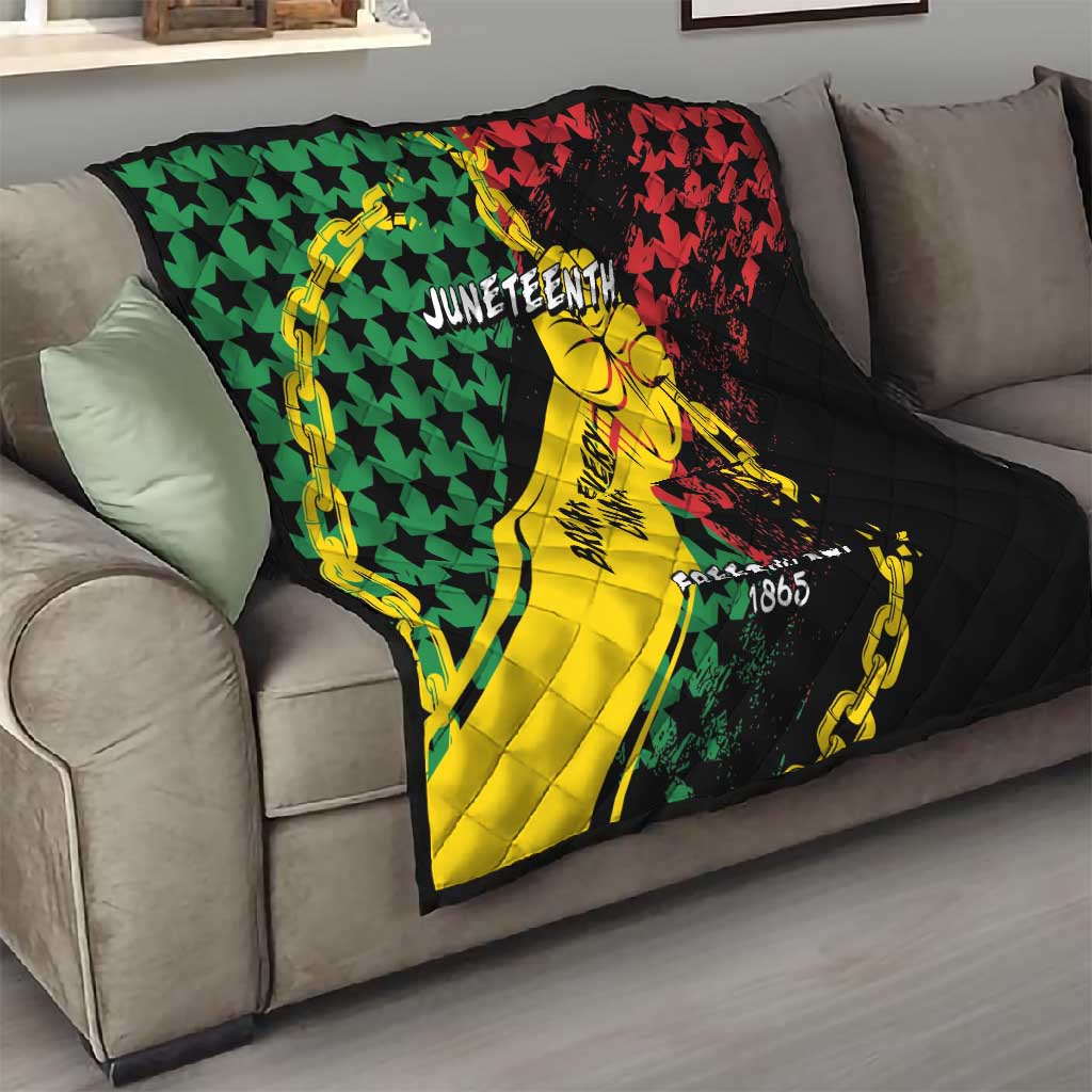 Juneteenth 1865 Quilt Break Every Chain DT05