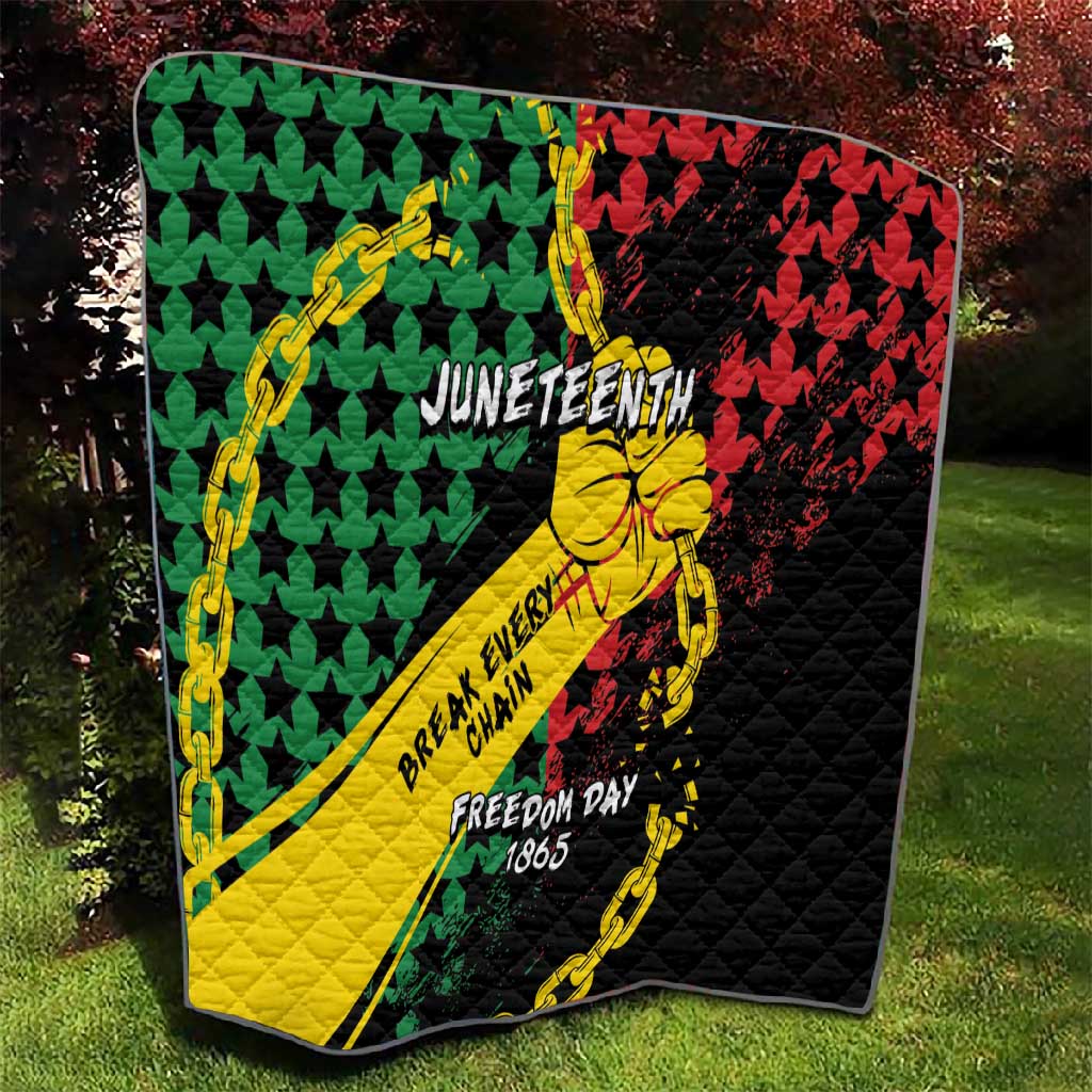 Juneteenth 1865 Quilt Break Every Chain DT05