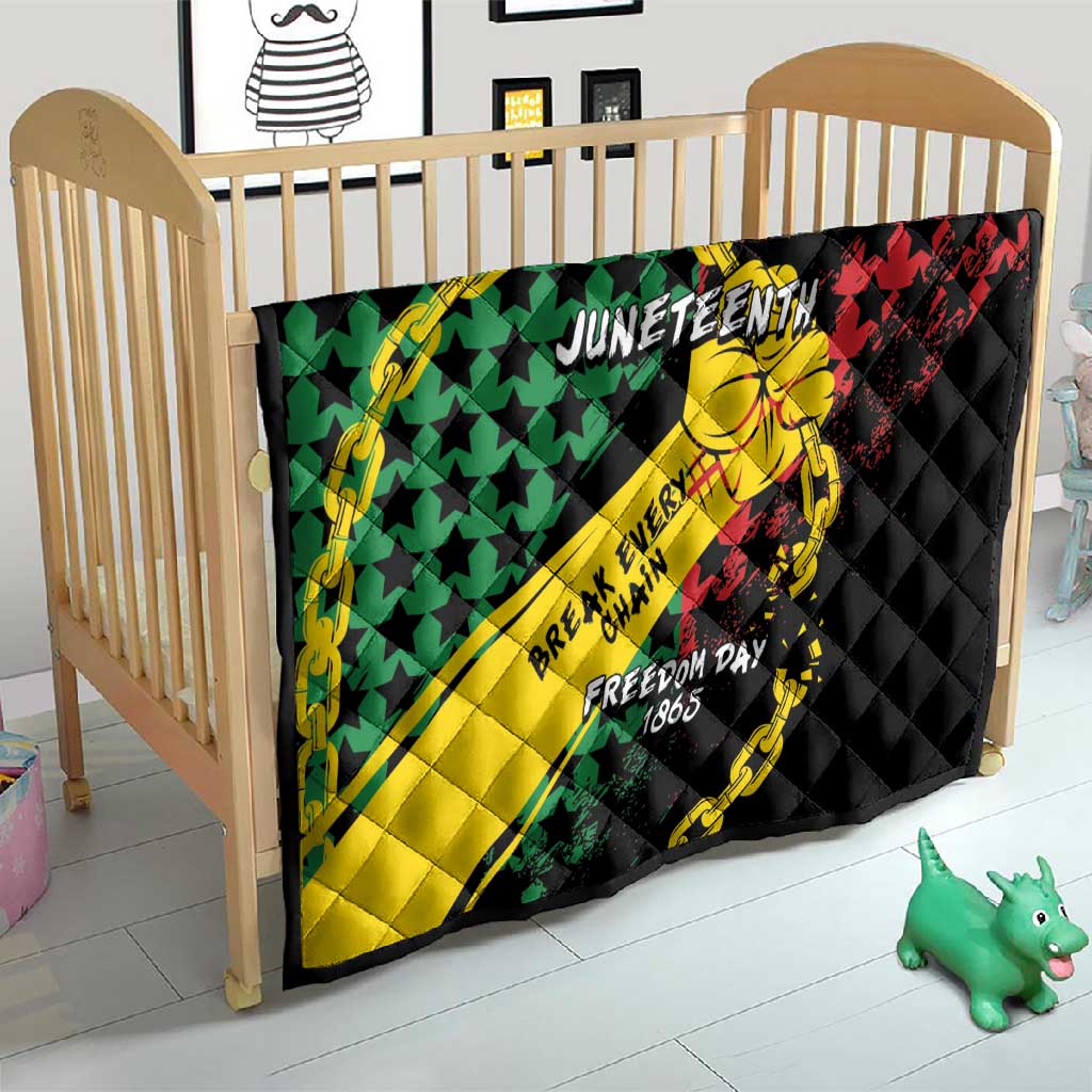 Juneteenth 1865 Quilt Break Every Chain DT05