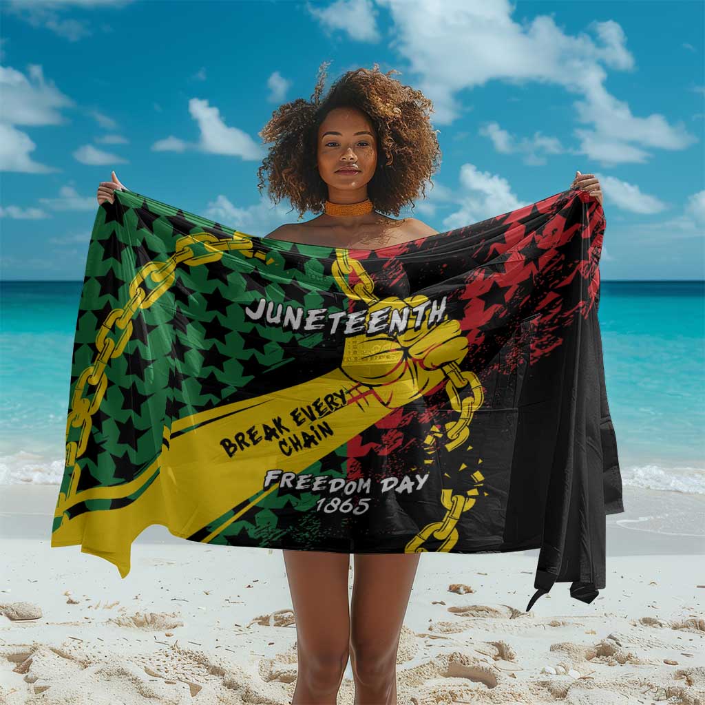 Juneteenth 1865 Sarong Break Every Chain DT05