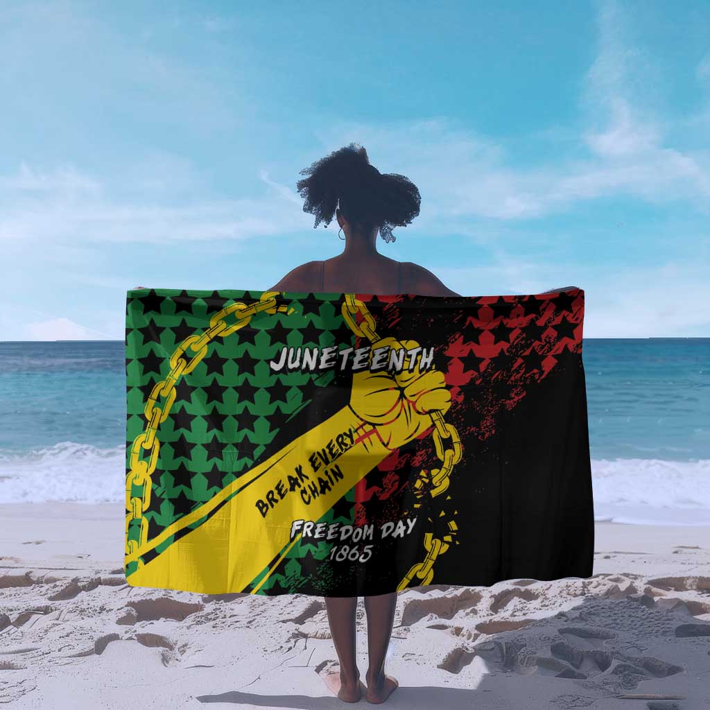 Juneteenth 1865 Sarong Break Every Chain DT05