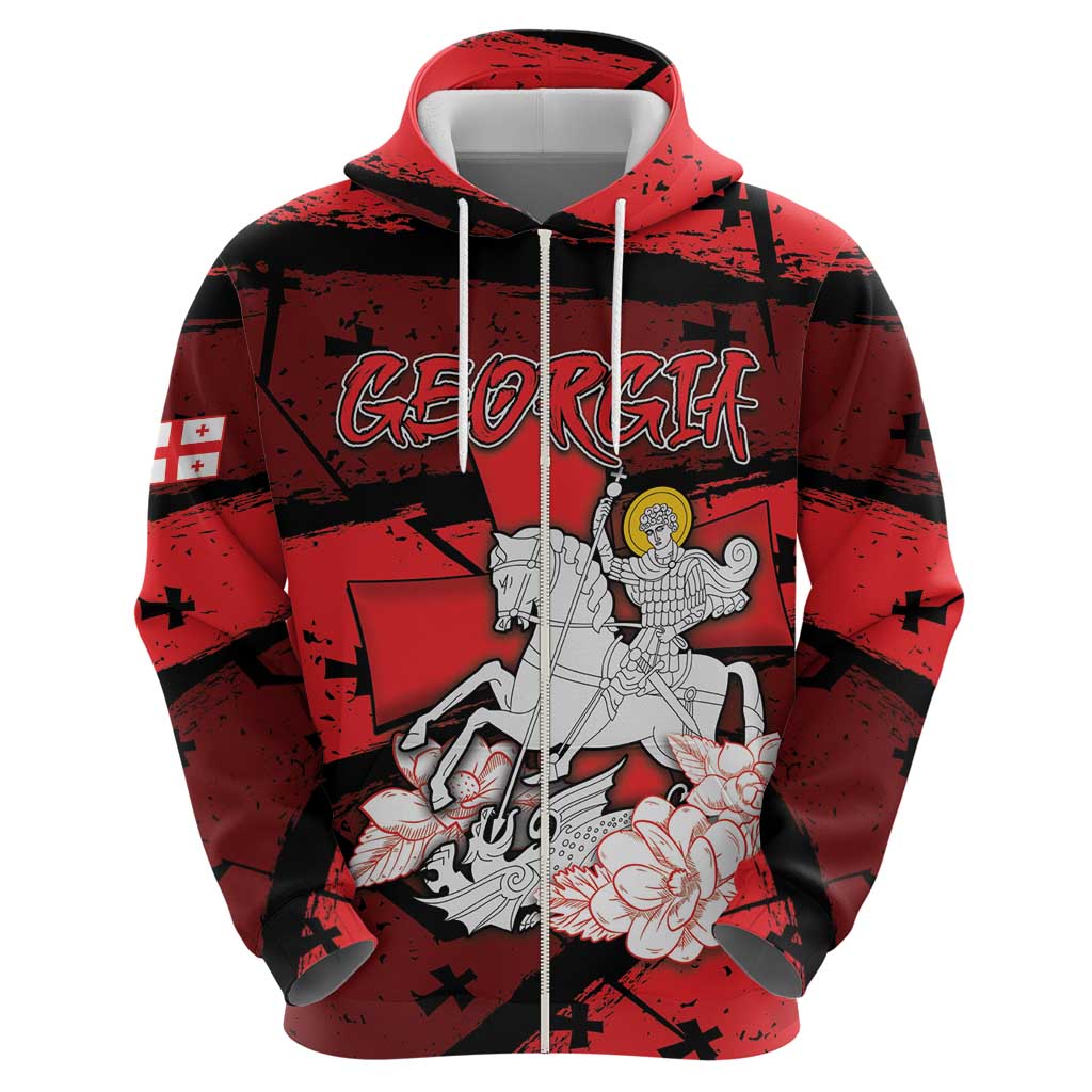 Personalized Georgia Hoodie Patron Saint Symbol DT05