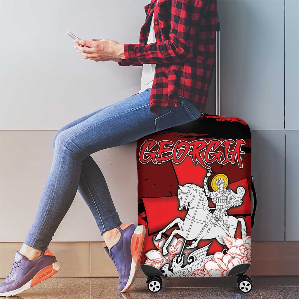 Georgia Luggage Cover Patron Saint Symbol DT05
