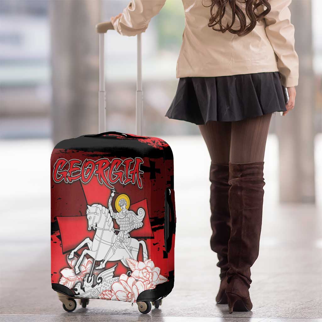 Georgia Luggage Cover Patron Saint Symbol DT05