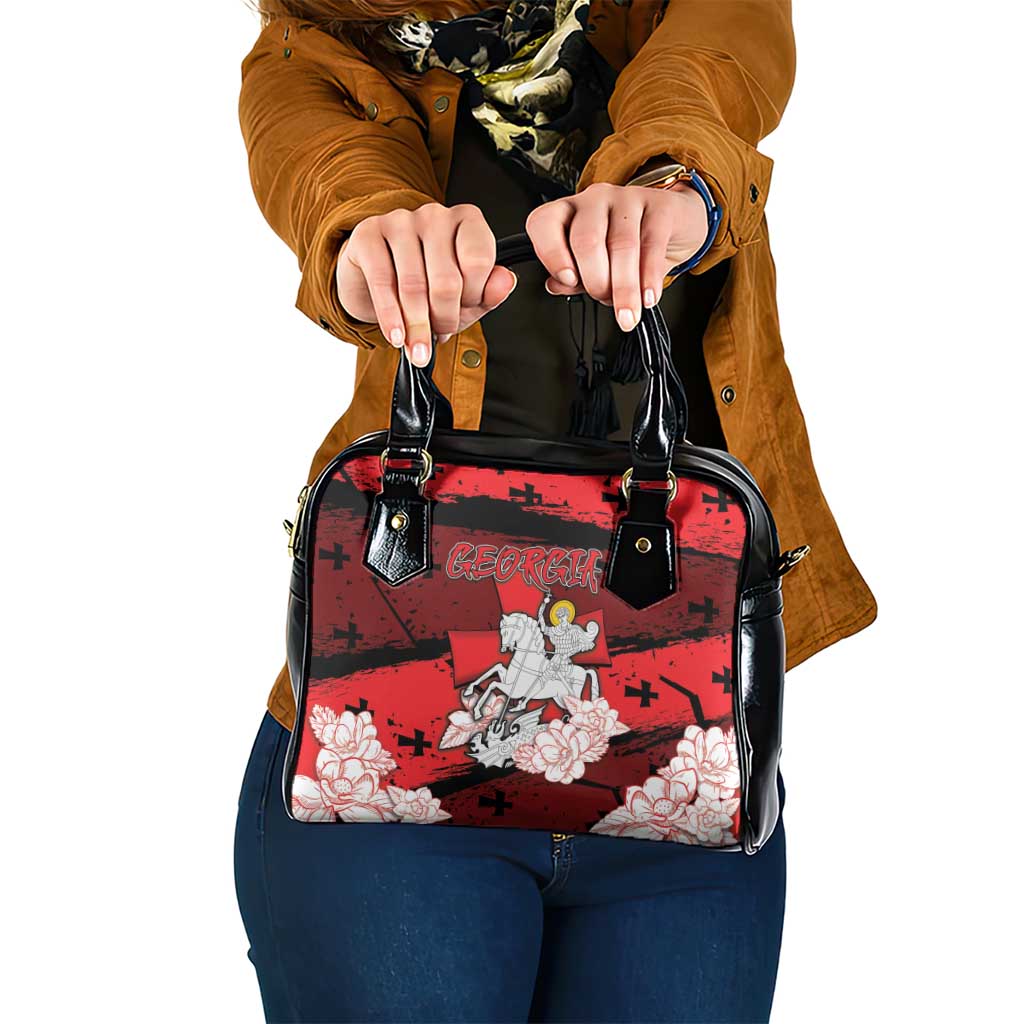 Georgia Shoulder Handbag Patron Saint Symbol DT05