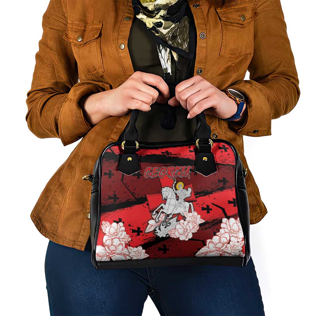 Georgia Shoulder Handbag Patron Saint Symbol DT05