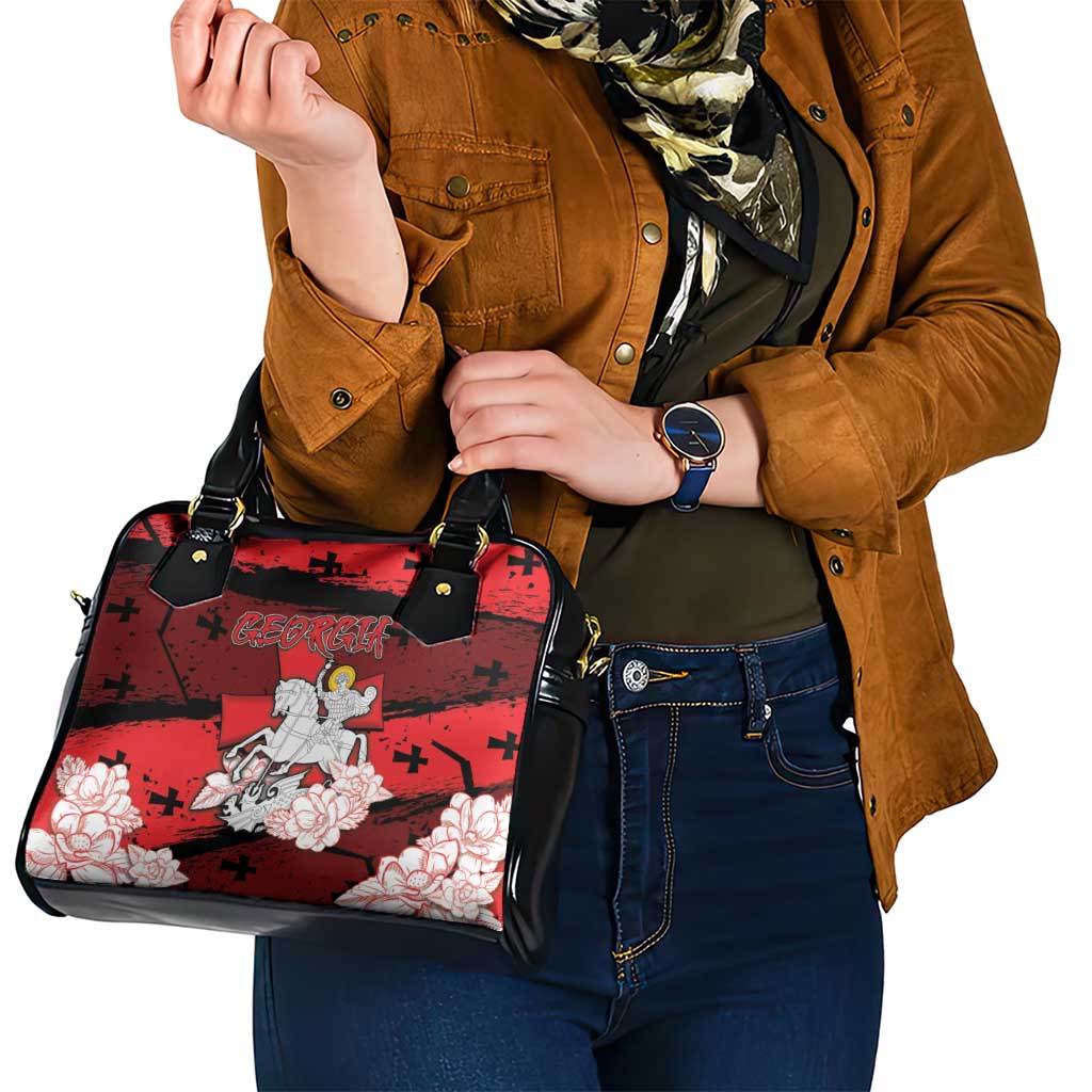 Georgia Shoulder Handbag Patron Saint Symbol DT05