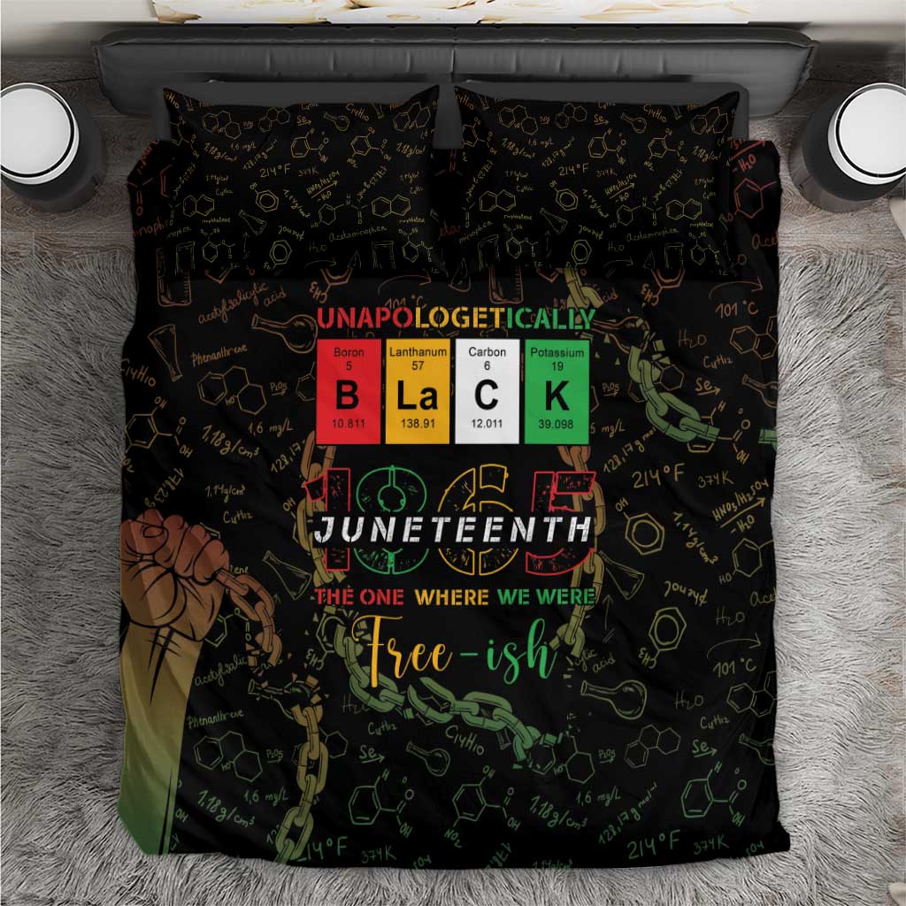 Juneteenth 1865 Bedding Set Unapologetically Black DT05