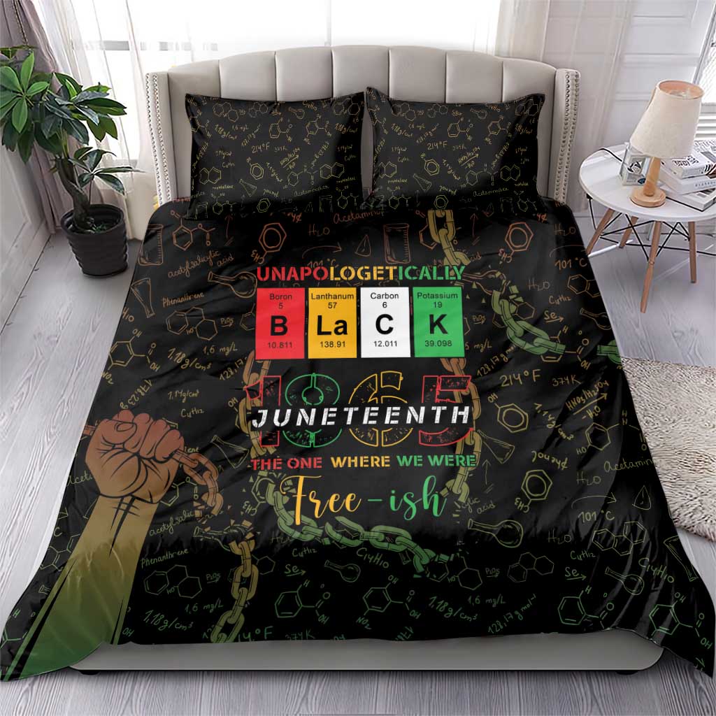 Juneteenth 1865 Bedding Set Unapologetically Black DT05