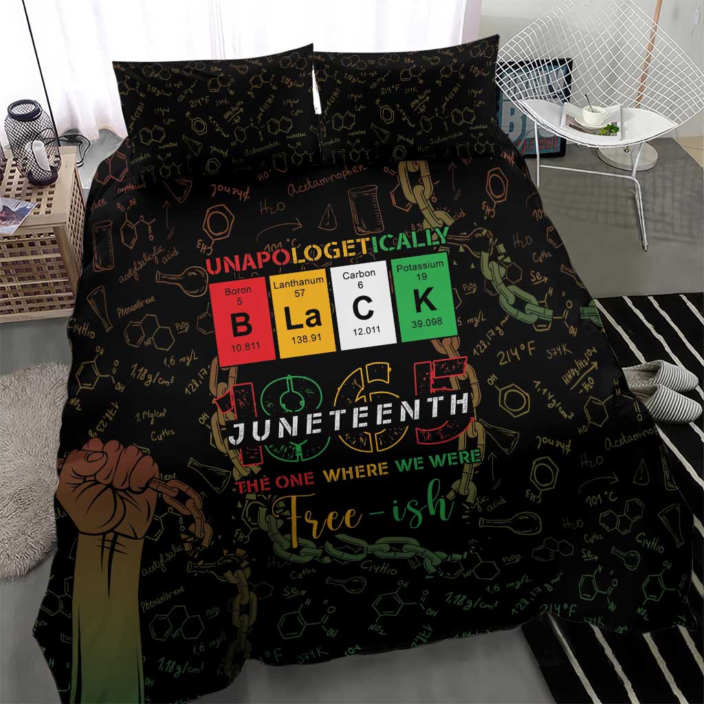 Juneteenth 1865 Bedding Set Unapologetically Black DT05