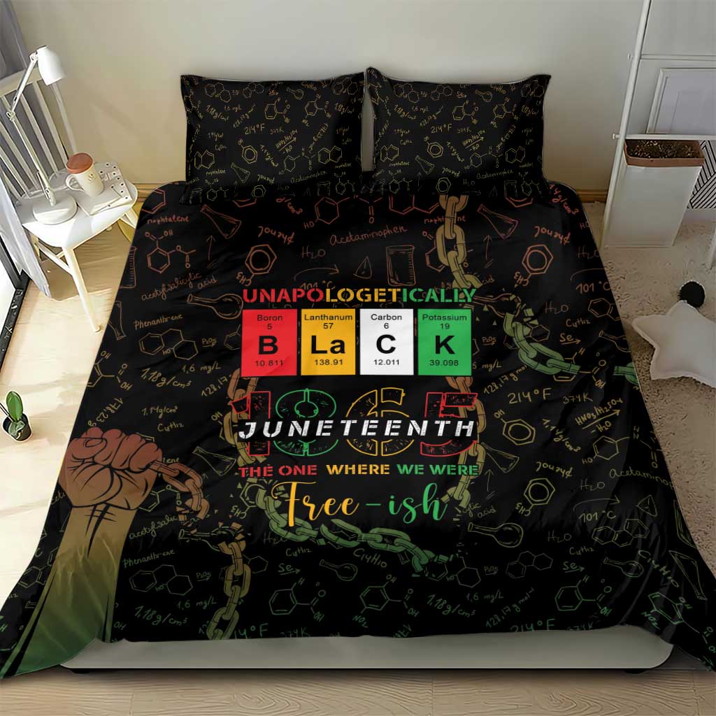 Juneteenth 1865 Bedding Set Unapologetically Black DT05