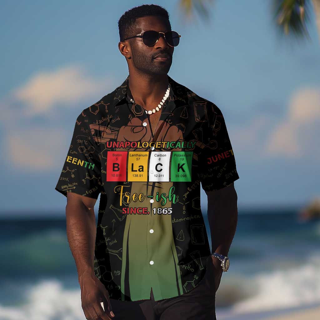 Juneteenth 1865 Hawaiian Shirt Unapologetically Black DT05