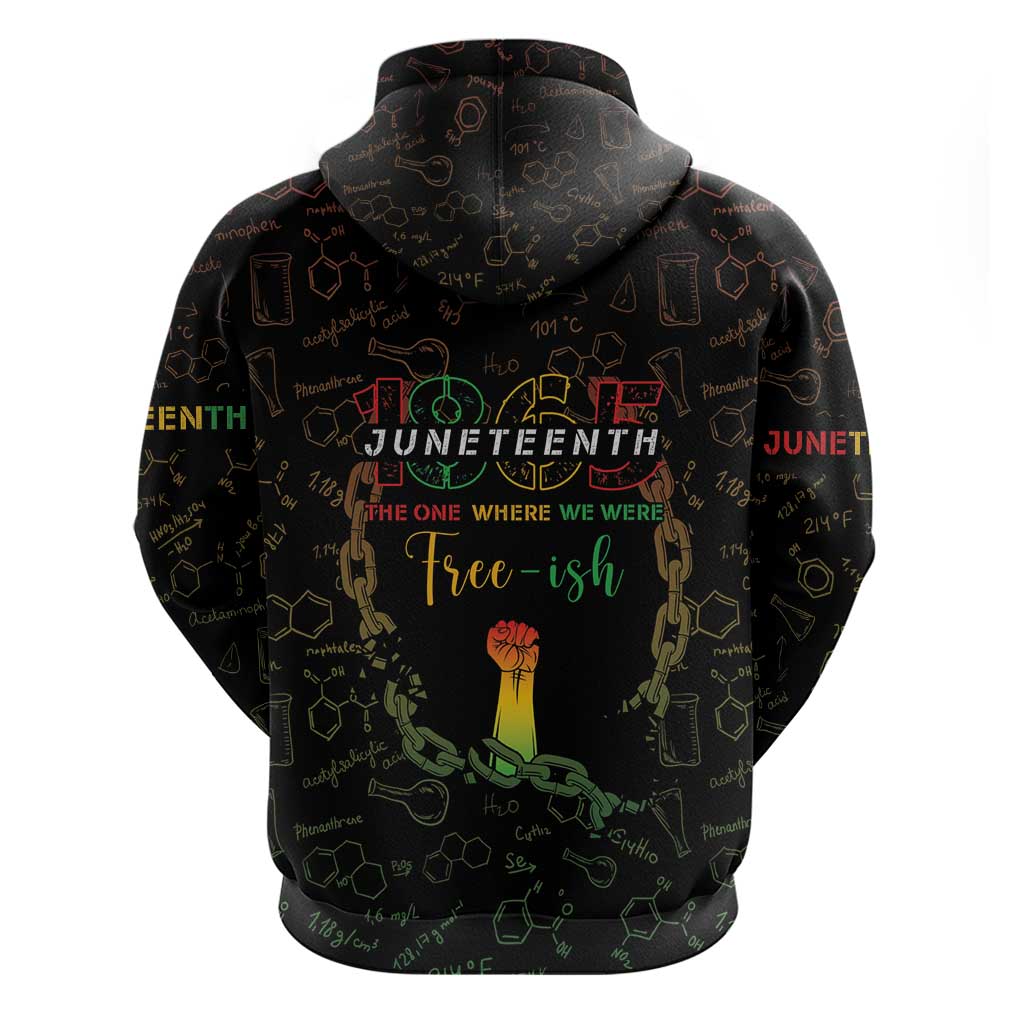 Juneteenth 1865 Hoodie Unapologetically Black DT05
