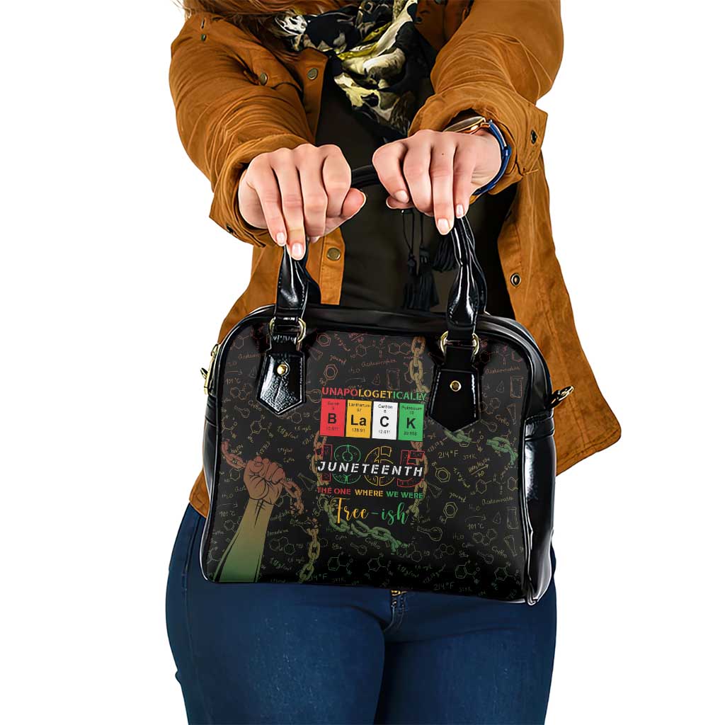 Juneteenth 1865 Shoulder Handbag Unapologetically Black DT05