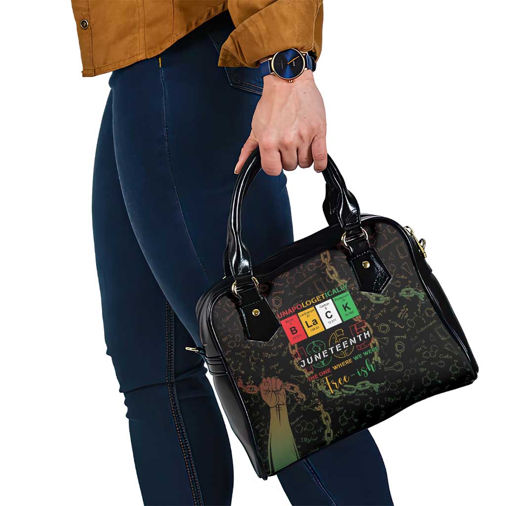 Juneteenth 1865 Shoulder Handbag Unapologetically Black DT05