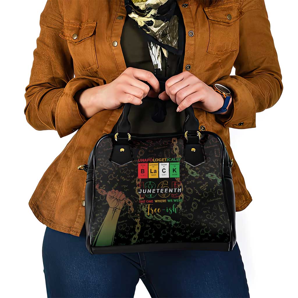 Juneteenth 1865 Shoulder Handbag Unapologetically Black DT05